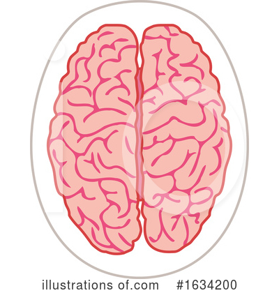 Royalty-Free (RF) Brain Clipart Illustration by NL shop - Stock Sample #1634200