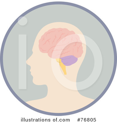 Royalty-Free (RF) Brain Clipart Illustration by Rosie Piter - Stock Sample #76805