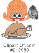 Brain Mascot Clipart #210983 by Toons4Biz