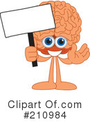 Brain Mascot Clipart #210984 by Mascot Junction