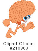 Brain Mascot Clipart #210989 by Mascot Junction