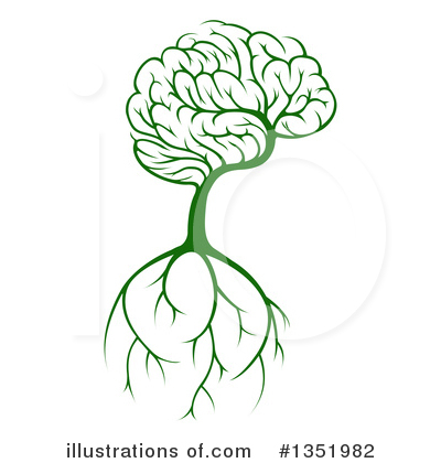 Royalty-Free (RF) Brain Tree Clipart Illustration by AtStockIllustration - Stock Sample #1351982