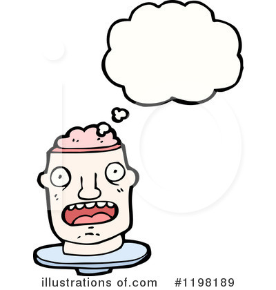 Royalty-Free (RF) Brains Clipart Illustration by lineartestpilot - Stock Sample #1198189