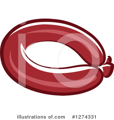 Royalty-Free (RF) Bratwurst Clipart Illustration by Vector Tradition SM - Stock Sample #1274331