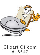 Bread Character Clipart #16642 by Mascot Junction