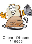 Bread Character Clipart #16656 by Mascot Junction