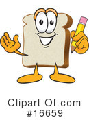 Bread Character Clipart #16659 by Toons4Biz