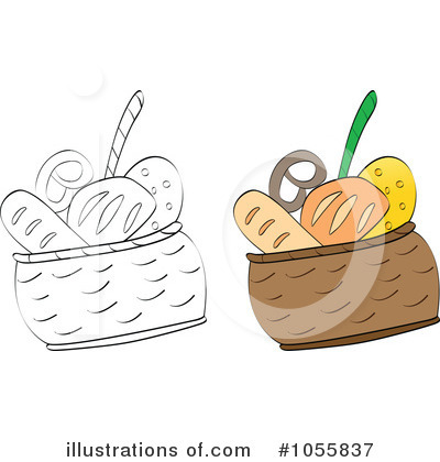 Royalty-Free (RF) Bread Clipart Illustration by Andrei Marincas - Stock Sample #1055837