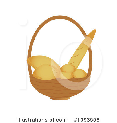 Royalty-Free (RF) Bread Clipart Illustration by Randomway - Stock Sample #1093558