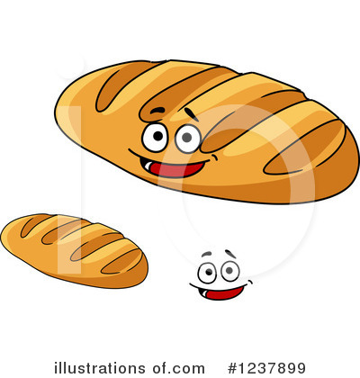 Royalty-Free (RF) Bread Clipart Illustration by Vector Tradition SM - Stock Sample #1237899