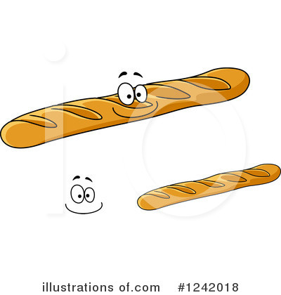 Royalty-Free (RF) Bread Clipart Illustration by Vector Tradition SM - Stock Sample #1242018