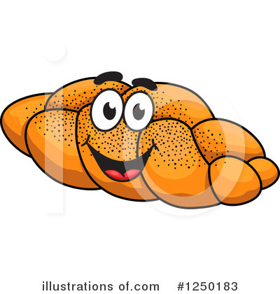 Royalty-Free (RF) Bread Clipart Illustration by Vector Tradition SM - Stock Sample #1250183
