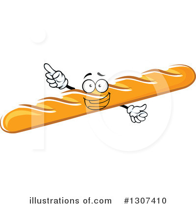 Royalty-Free (RF) Bread Clipart Illustration by Vector Tradition SM - Stock Sample #1307410