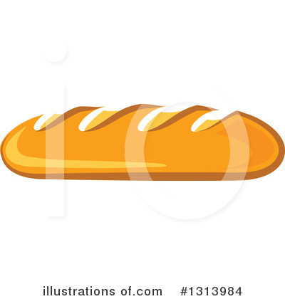 Royalty-Free (RF) Bread Clipart Illustration by Vector Tradition SM - Stock Sample #1313984