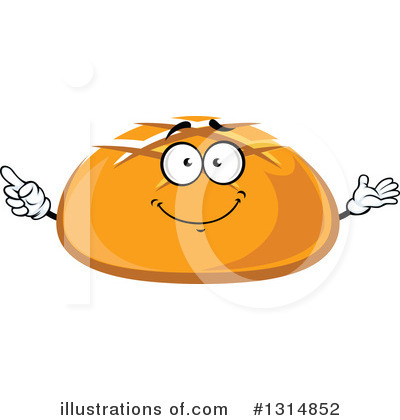 Royalty-Free (RF) Bread Clipart Illustration by Vector Tradition SM - Stock Sample #1314852