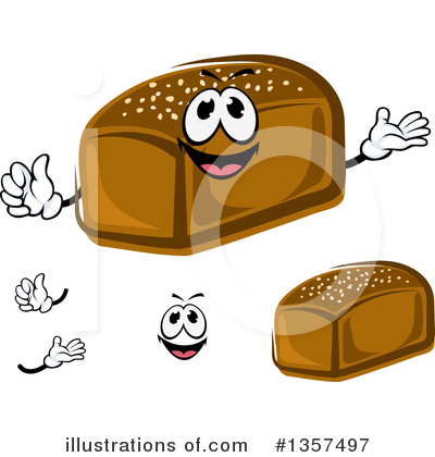 Royalty-Free (RF) Bread Clipart Illustration by Vector Tradition SM - Stock Sample #1357497