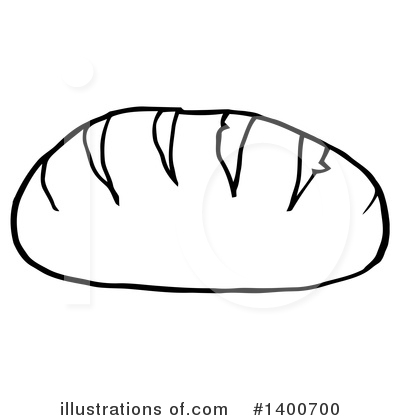 Royalty-Free (RF) Bread Clipart Illustration by Hit Toon - Stock Sample #1400700