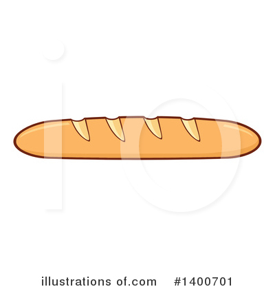 Royalty-Free (RF) Bread Clipart Illustration by Hit Toon - Stock Sample #1400701