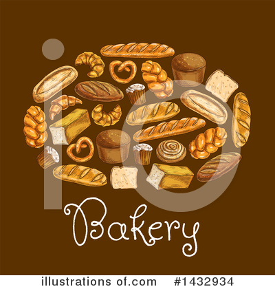 Royalty-Free (RF) Bread Clipart Illustration by Vector Tradition SM - Stock Sample #1432934