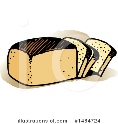 Royalty-Free (RF) Bread Clipart Illustration by Lal Perera - Stock Sample #1484724