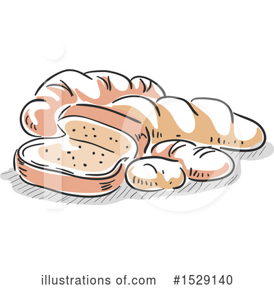 Royalty-Free (RF) Bread Clipart Illustration by BNP Design Studio - Stock Sample #1529140