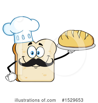 Royalty-Free (RF) Bread Clipart Illustration by Hit Toon - Stock Sample #1529653