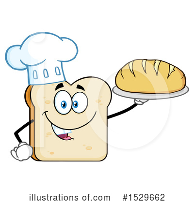 Royalty-Free (RF) Bread Clipart Illustration by Hit Toon - Stock Sample #1529662