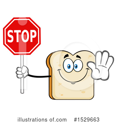 Royalty-Free (RF) Bread Clipart Illustration by Hit Toon - Stock Sample #1529663