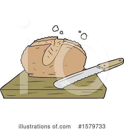 Bread Loaf Clipart #1579733 by lineartestpilot