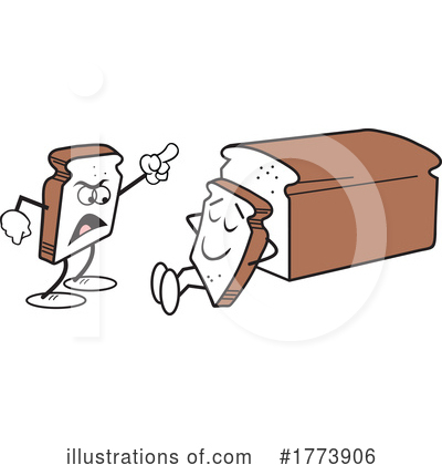 Bread Loaf Clipart #1773906 by Johnny Sajem