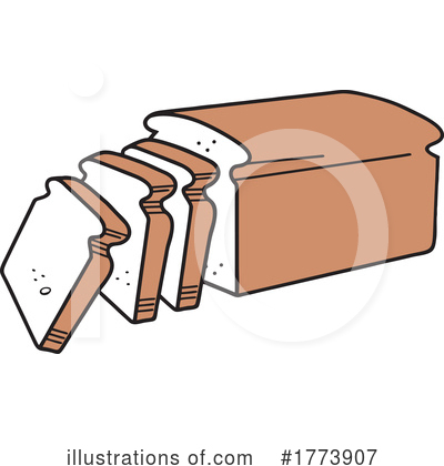 Royalty-Free (RF) Bread Clipart Illustration by Johnny Sajem - Stock Sample #1773907