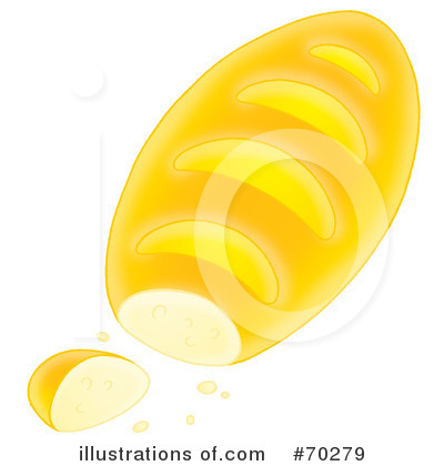 Royalty-Free (RF) Bread Clipart Illustration by Alex Bannykh - Stock Sample #70279