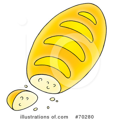 Royalty-Free (RF) Bread Clipart Illustration by Alex Bannykh - Stock Sample #70280