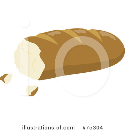 Royalty-Free (RF) Bread Clipart Illustration by Rosie Piter - Stock Sample #75304