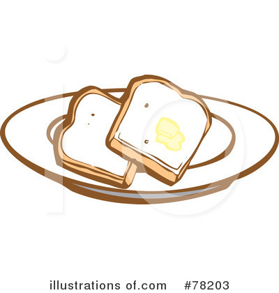 Royalty-Free (RF) Bread Clipart Illustration by xunantunich - Stock Sample #78203