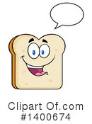 Bread Mascot Clipart #1400674 by Hit Toon
