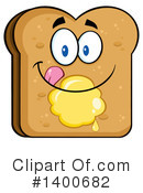 Bread Mascot Clipart #1400682 by Hit Toon