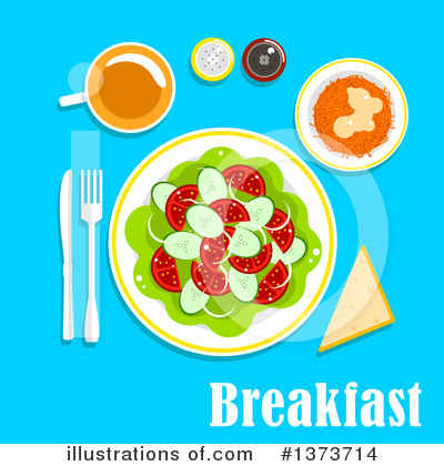 Royalty-Free (RF) Breakfast Clipart Illustration by Vector Tradition SM - Stock Sample #1373714