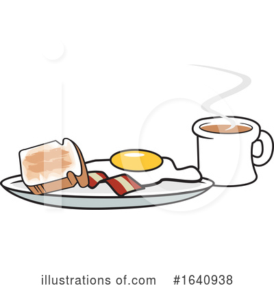 Toast Clipart #1640938 by Johnny Sajem