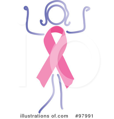 Royalty-Free (RF) Breast Cancer Clipart Illustration by inkgraphics - Stock Sample #97991
