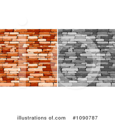 Brick Wall Clipart #1090787 by Vector Tradition SM