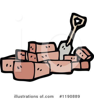 Royalty-Free (RF) Bricks Clipart Illustration by lineartestpilot - Stock Sample #1190889