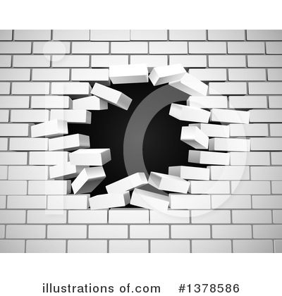Bricks Clipart #1378586 by AtStockIllustration