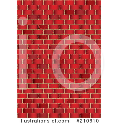 Royalty-Free (RF) Bricks Clipart Illustration by michaeltravers - Stock Sample #210610