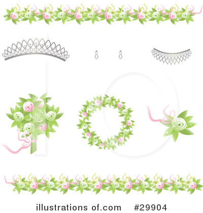 Flowers Clipart #29904 by Melisende Vector