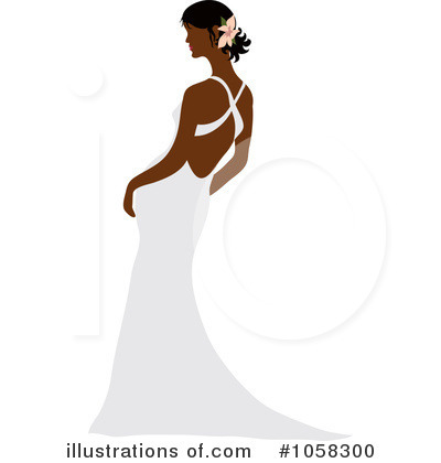 Royalty-Free (RF) Bride Clipart Illustration by Pams Clipart - Stock Sample #1058300