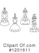 Bride Clipart #1201611 by Vector Tradition SM