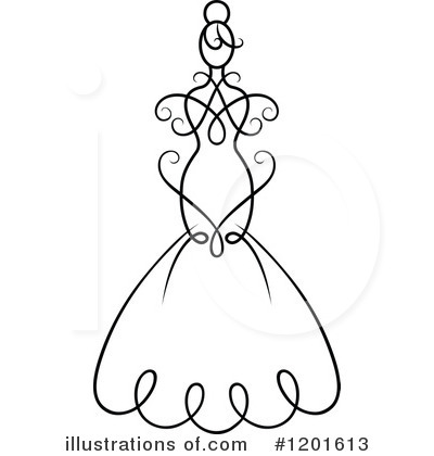 Royalty-Free (RF) Bride Clipart Illustration by Vector Tradition SM - Stock Sample #1201613