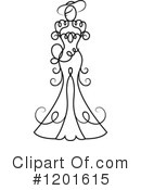 Bride Clipart #1201615 by Vector Tradition SM