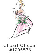 Bride Clipart #1205576 by Vector Tradition SM